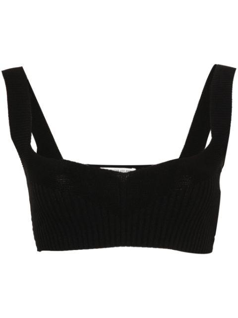 ribbed cropped top by ALESSANDRO VIGILANTE