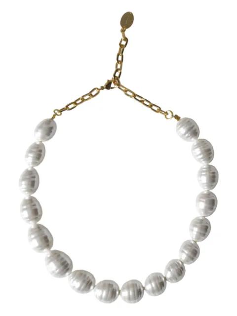 pearl-effect chain necklace by ALEVI