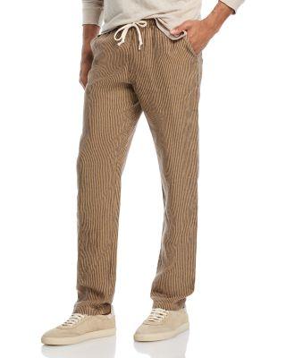 Bo Linen Regular Fit Drawstring Pants by ALEX CRANE