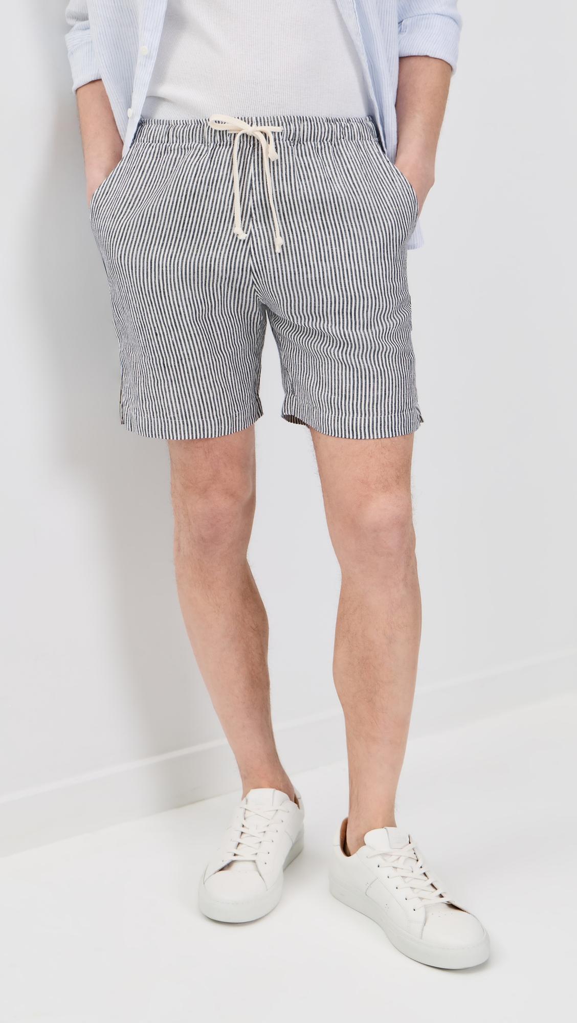 Linen Bo Shorts 7" by ALEX CRANE