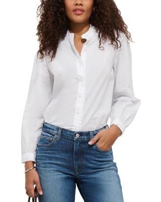 Chantilly Ruffled Cotton Shirt by ALEX MILL