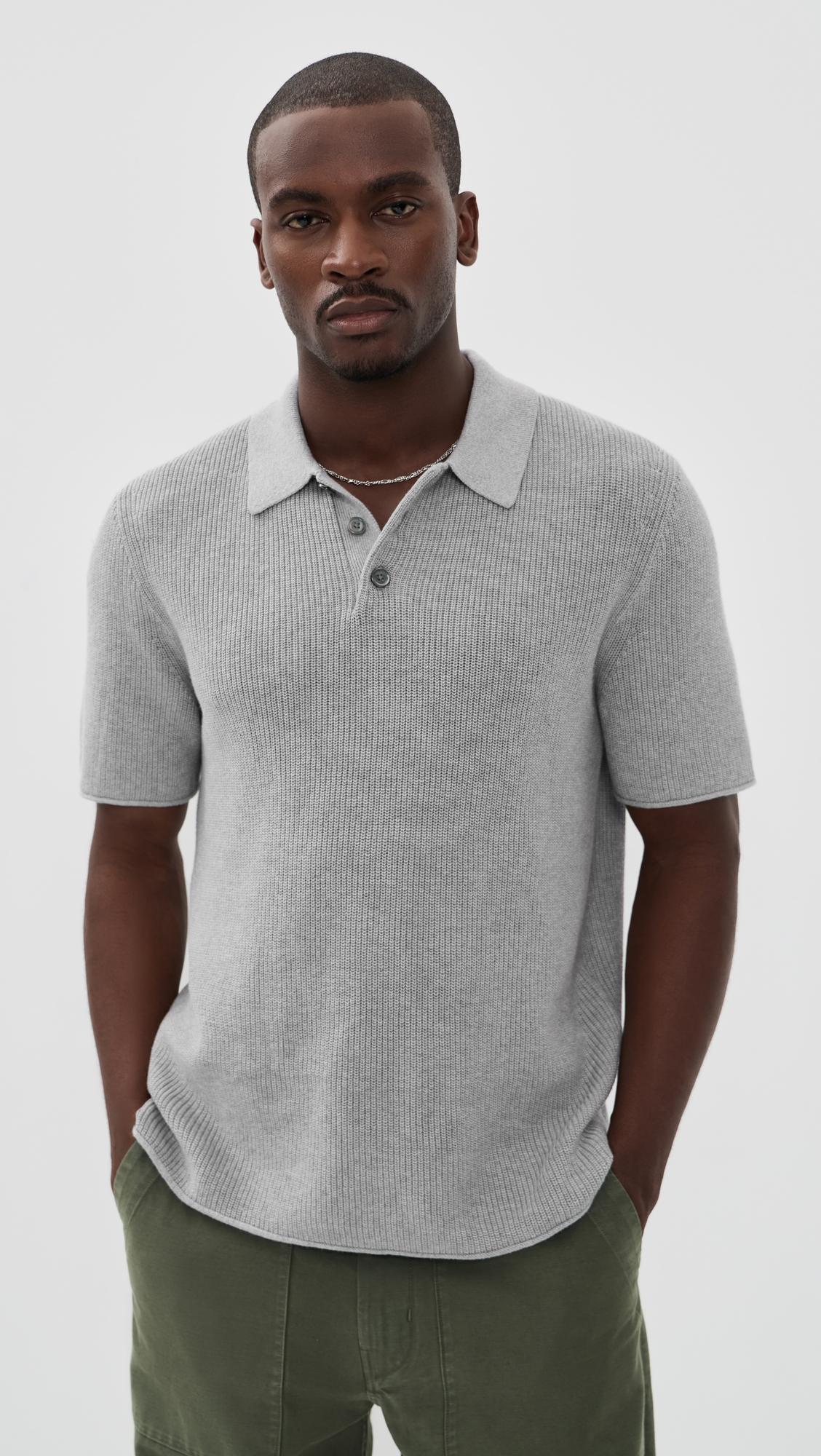 Eastwood Polo In Cotton Linen by ALEX MILL