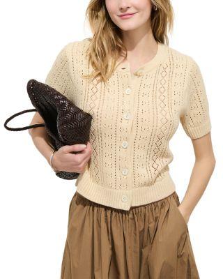 Elle Pointelle Cardigan by ALEX MILL
