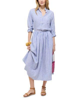 Jo Linen Shirt & Sarah Linen Skirt by ALEX MILL