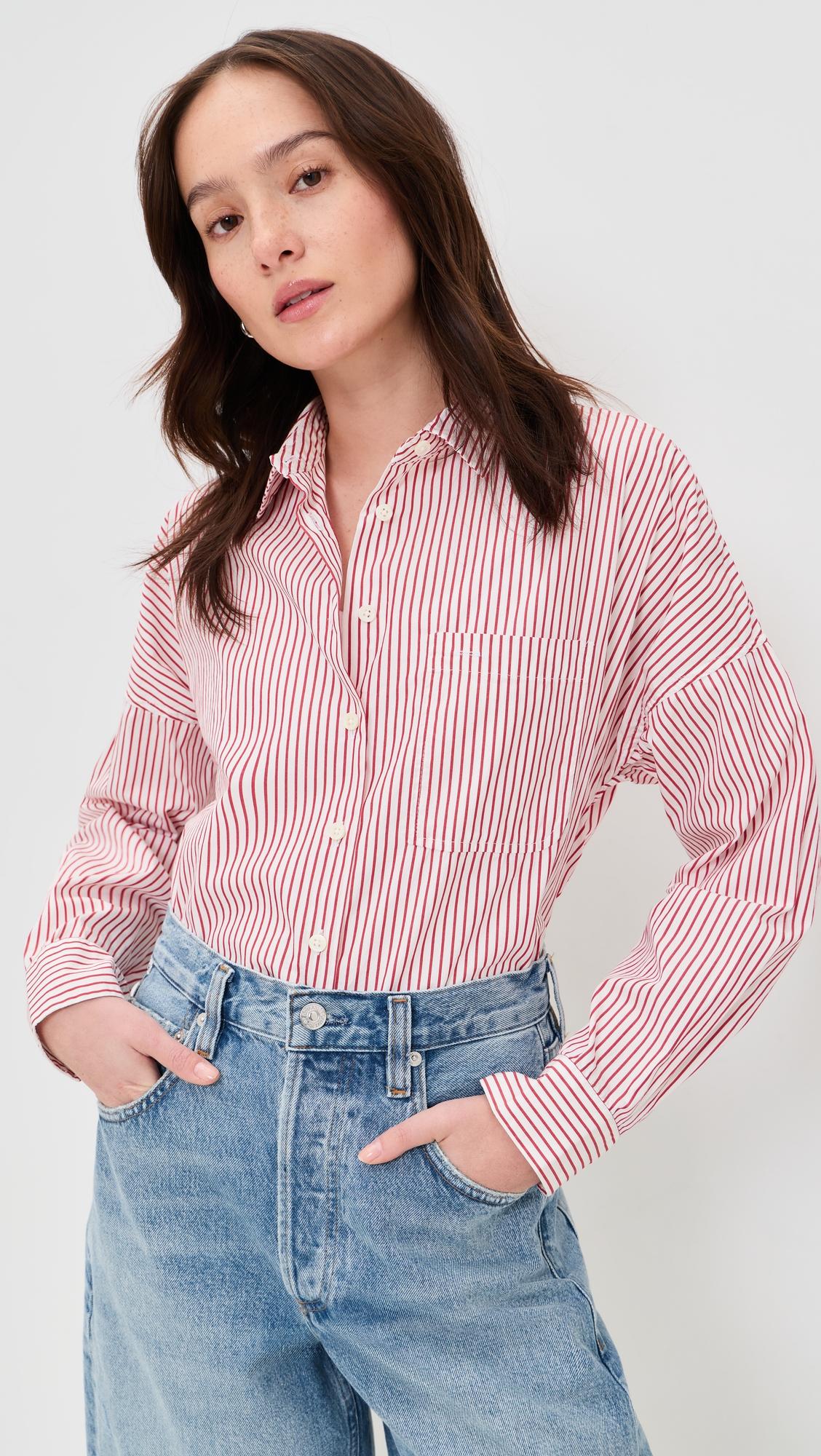 Jo Shirt In Stripes by ALEX MILL