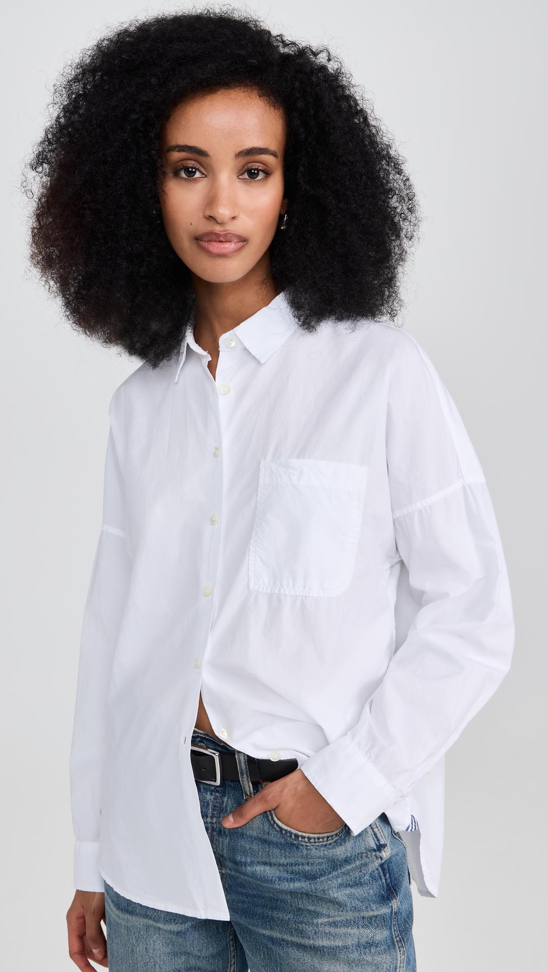 Jo Shirt in Paper Poplin by ALEX MILL