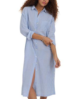 Kerry Seersucker Shirt Dress by ALEX MILL