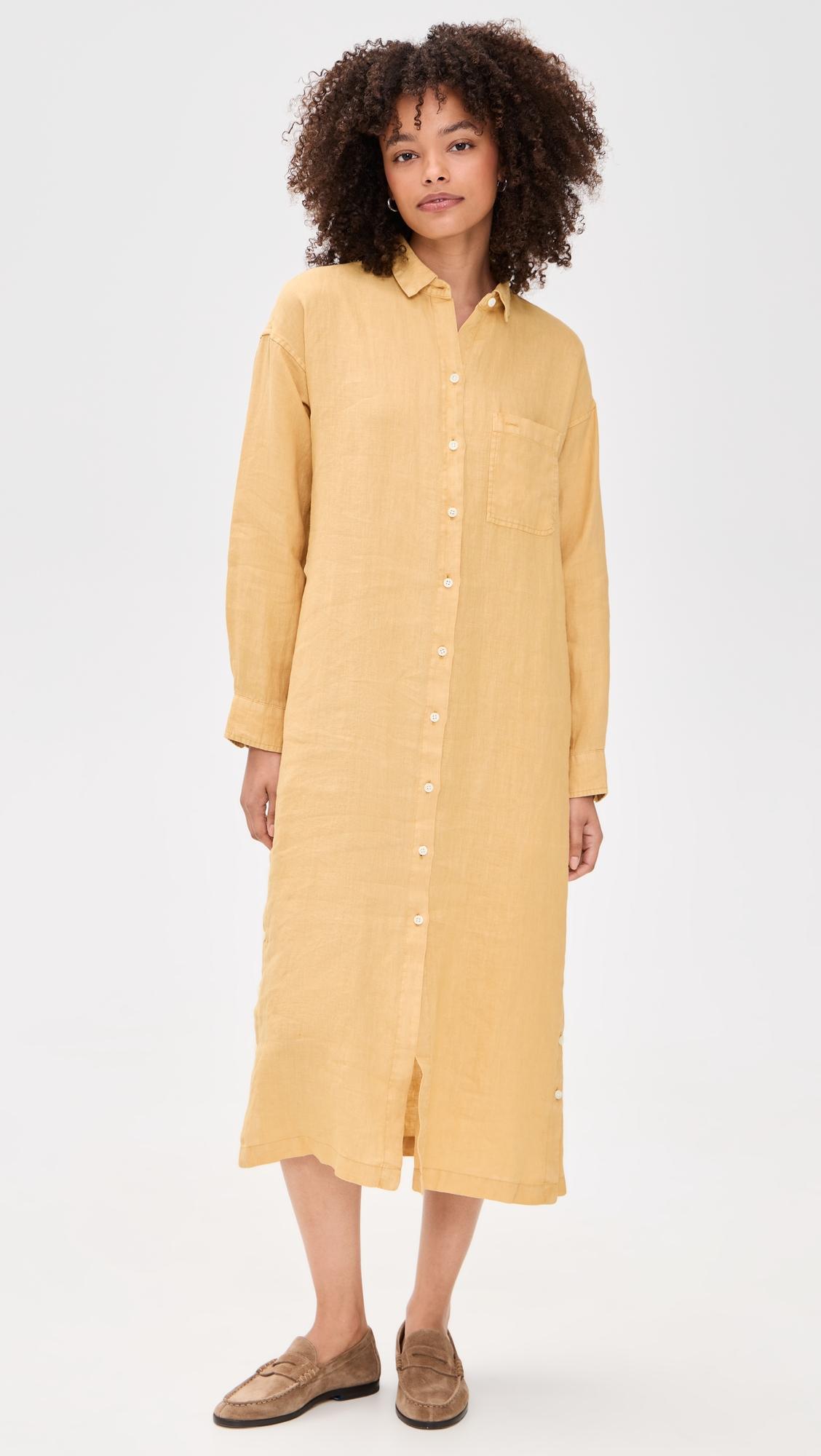 Kerry Shirtdress In Linen by ALEX MILL