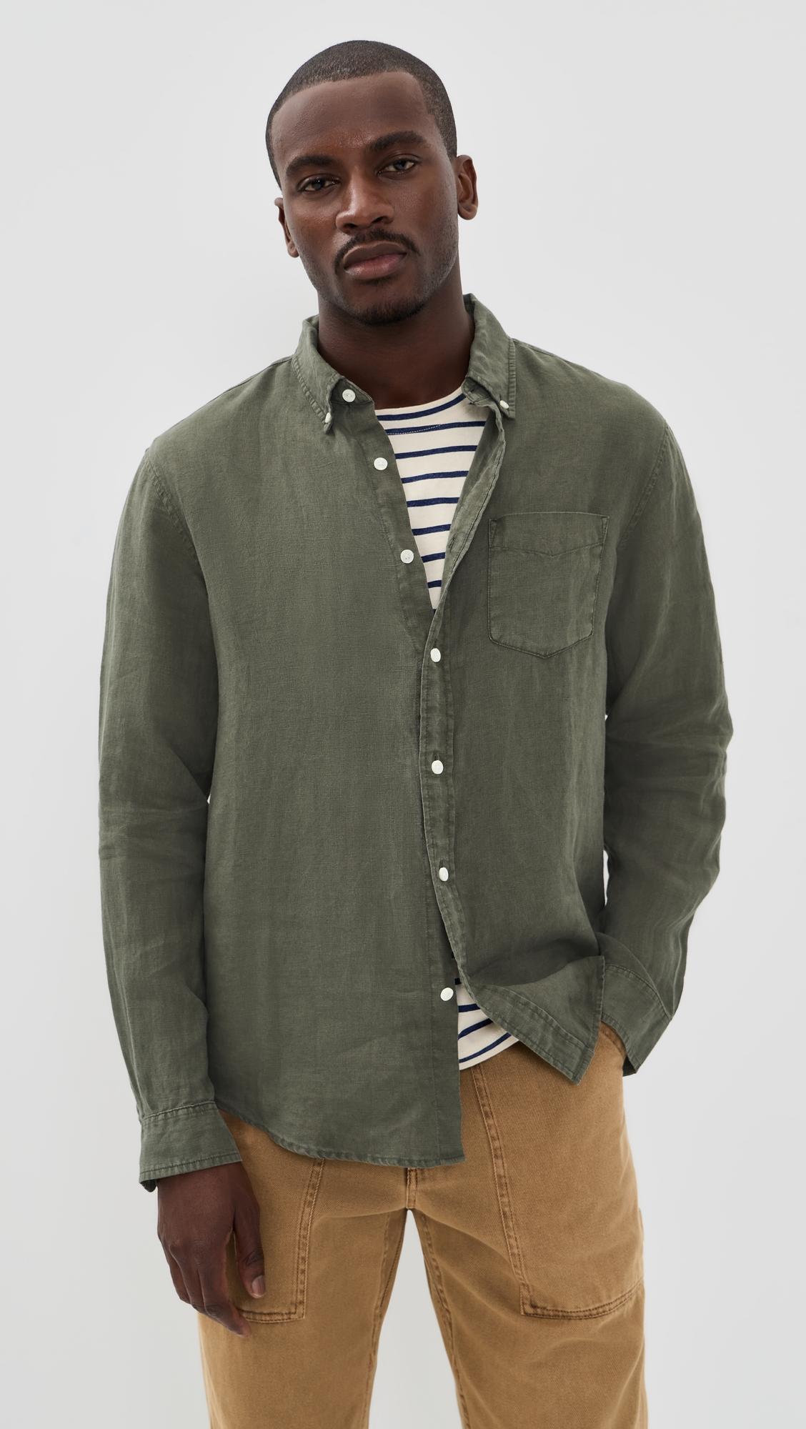 Mill Shirt In Linen by ALEX MILL