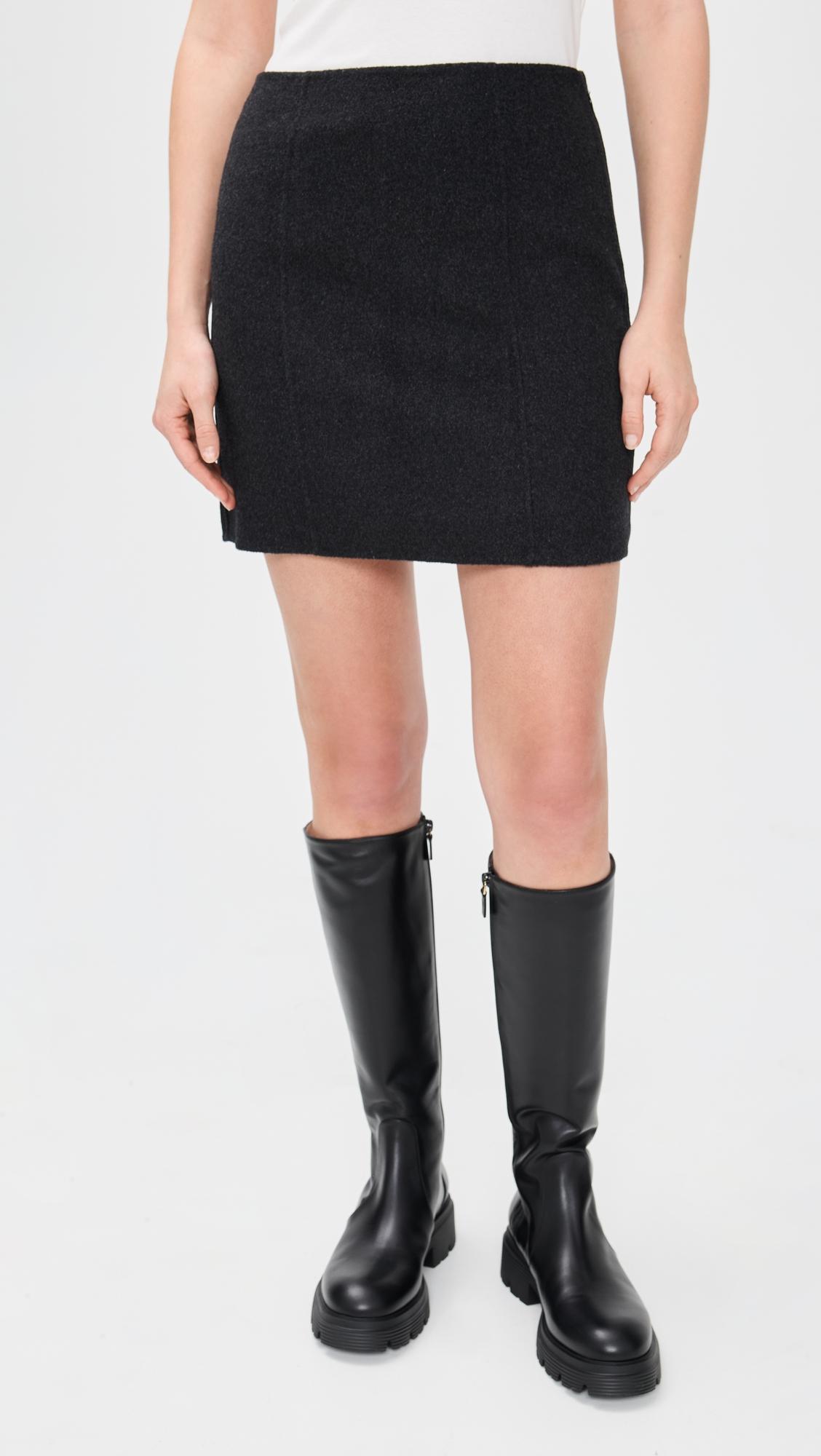 Naomi Doubleface Wool Miniskirt by ALEX MILL