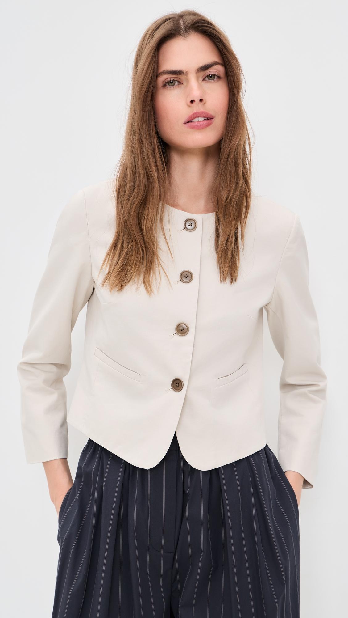 Soho Jacket in Cotton Linen by ALEX MILL