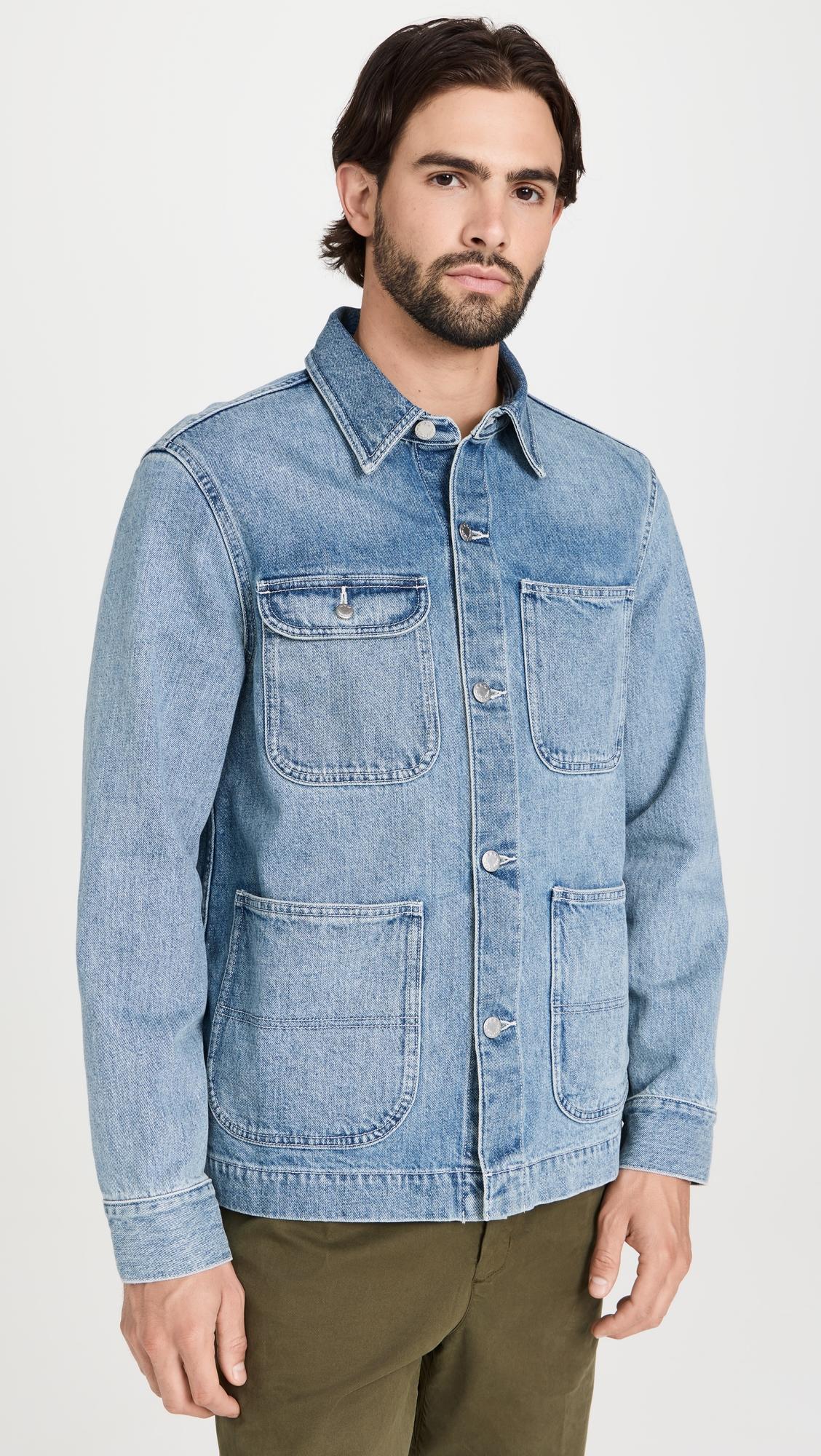 Work Jacket in Vintage Wash Denim by ALEX MILL