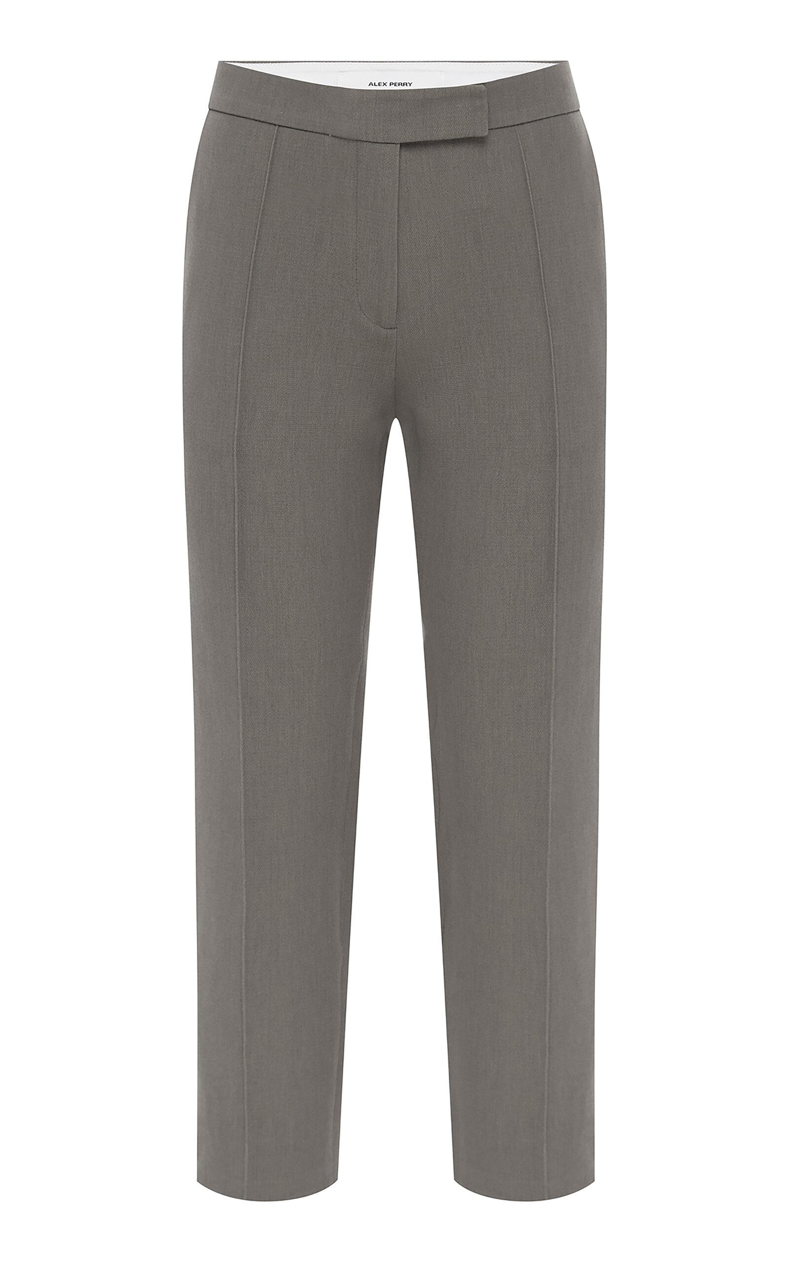 Alex Perry Cropped Wool-Blend Straight-Leg Pants - Moda Operandi by ALEX PERRY