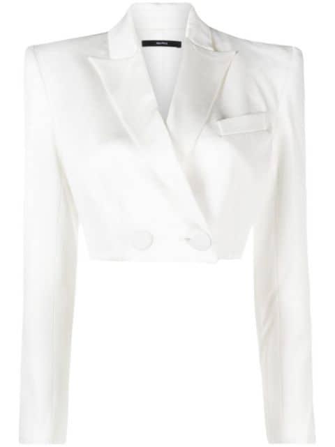 cropped single-breasted blazer by ALEX PERRY