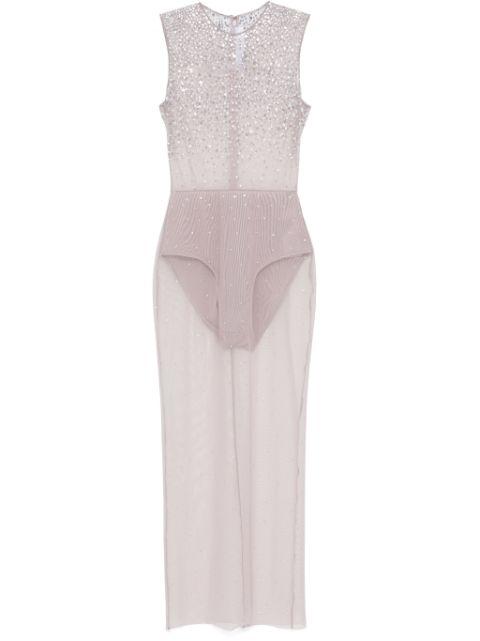 crystal-embellished maxi dress by ALEX PERRY