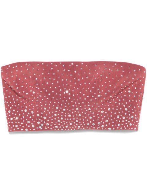 crystal-embellished top by ALEX PERRY