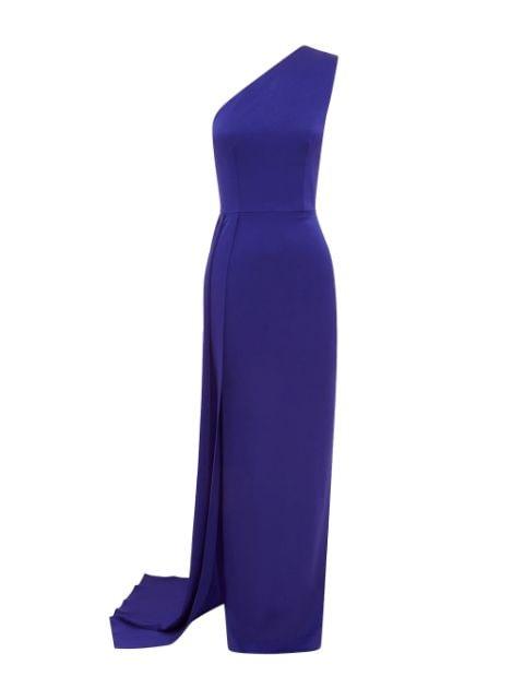 one-shoulder gown by ALEX PERRY