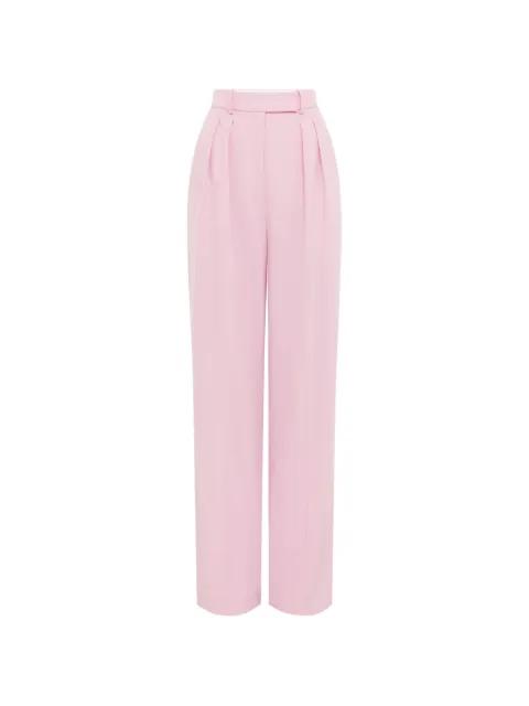 pleated straight-leg trousers by ALEX PERRY