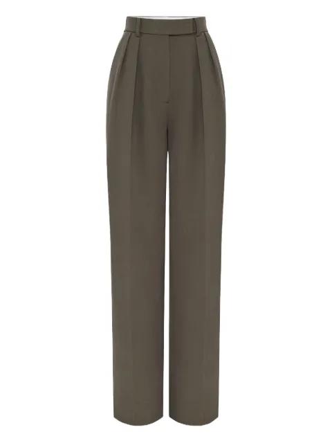 pleated trousers by ALEX PERRY