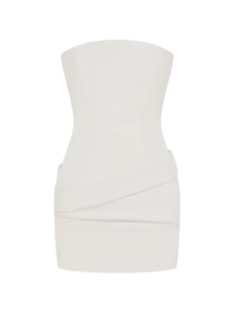 strapless drape mini dress by ALEX PERRY