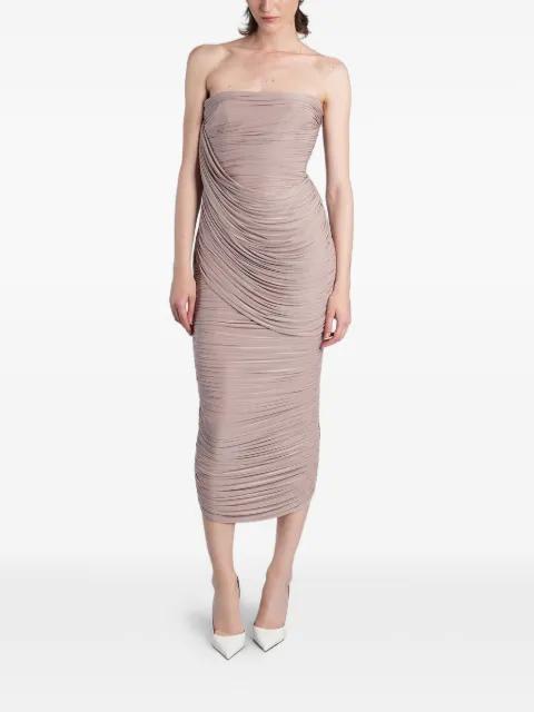 strapless midi dress by ALEX PERRY