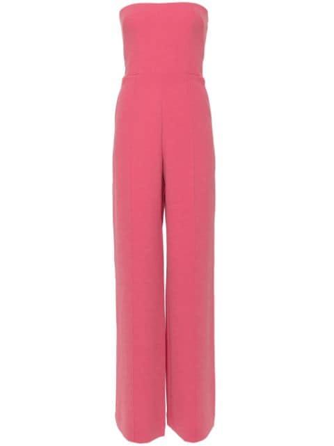 strapless wide-leg jumpsuit by ALEX PERRY