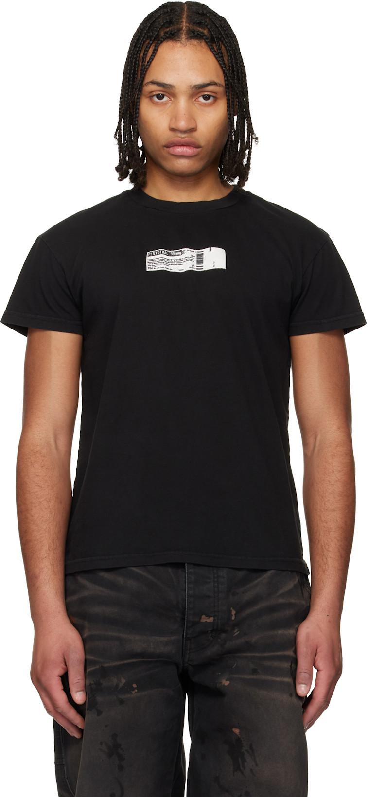 Black 'Truth Serum' T-shirt by ALEXANDER DIGENOVA