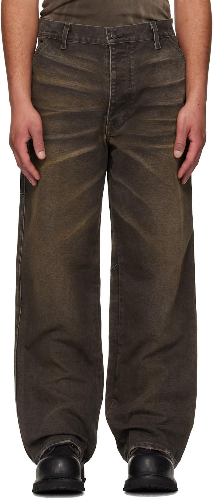 Brown Underground Vintage Trousers by ALEXANDER DIGENOVA
