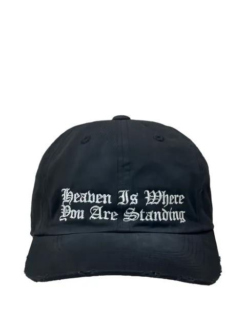 Heaven distressed baseball cap by ALEXANDER DIGENOVA