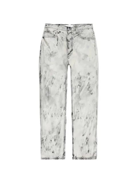 bleach-effect straight-leg jeans by ALEXANDER DIGENOVA