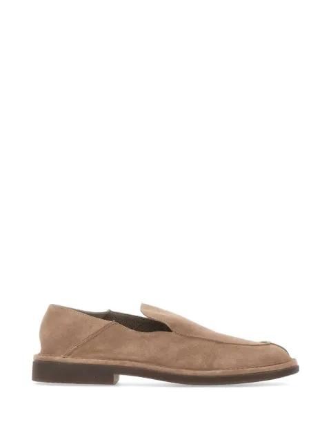 foldable-heel suede loafers by ALEXANDER HOTTO