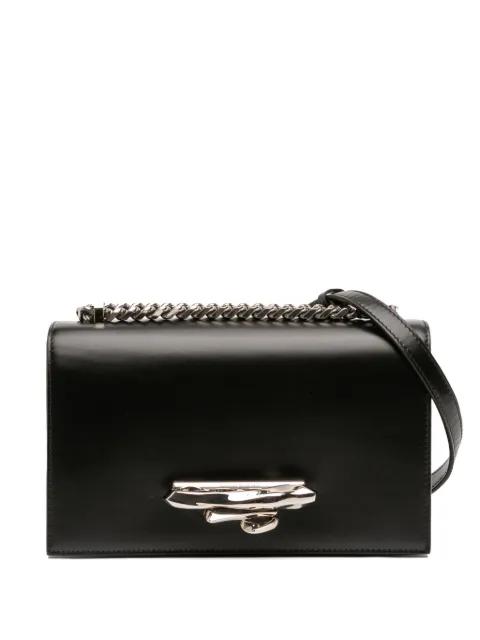 2015-2025 Mini Leather Sculptural Four Ring crossbody bag by ALEXANDER MCQUEEN 