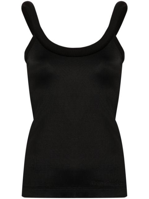 3D-detailing sleeveless top by ALEXANDER MCQUEEN