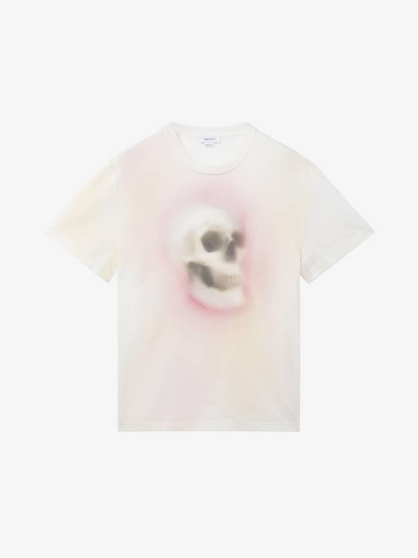 Airbrushed Skull T-shirt by ALEXANDER MCQUEEN