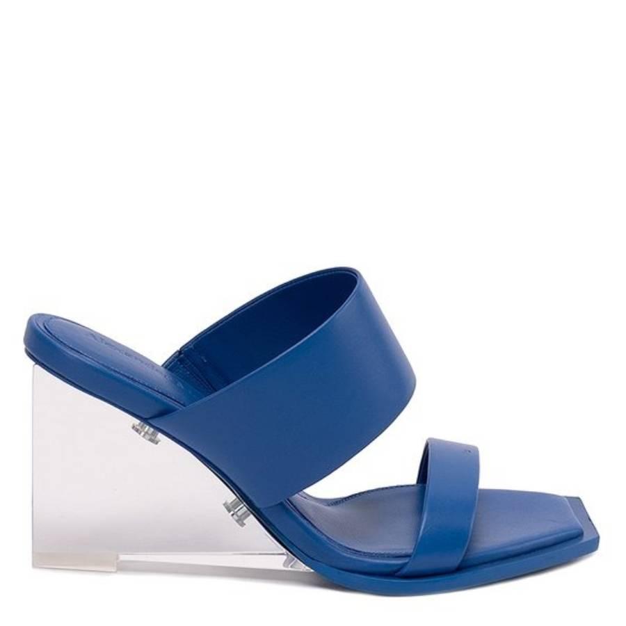 Alexander McQueen Galactic Blue Shard Sandals by ALEXANDER MCQUEEN