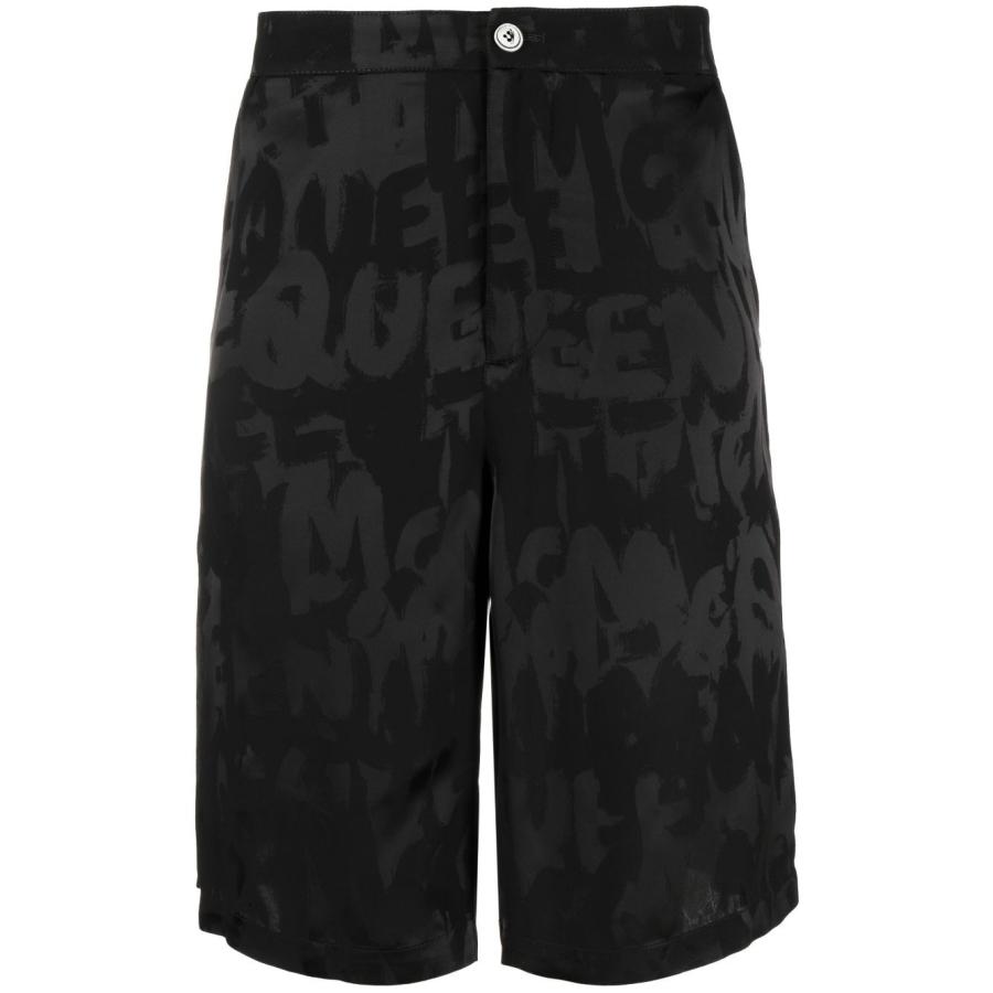 Alexander McQueen Viscose Logo-Jacquard Shorts by ALEXANDER MCQUEEN