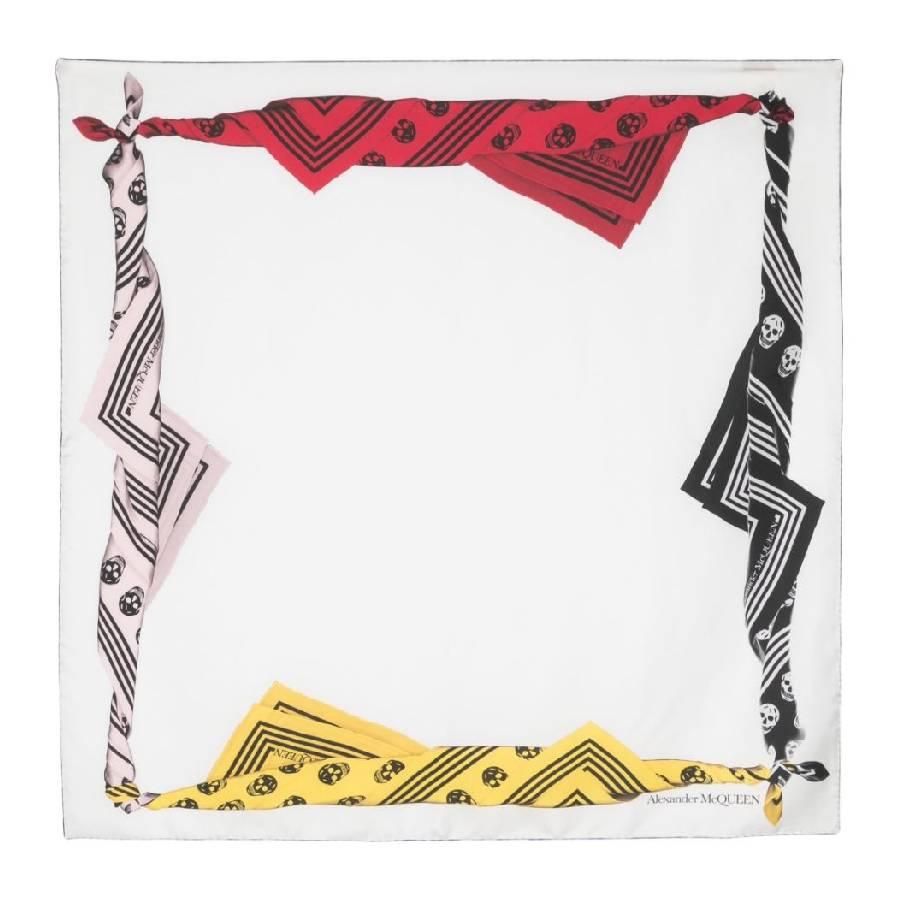 Alexander Mcqueen Graphic-Print Silk Scarf by ALEXANDER MCQUEEN