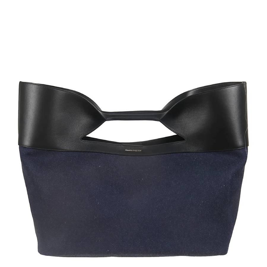 Alexander Mcqueen Logo-Print Bow Detailed Bag by ALEXANDER MCQUEEN