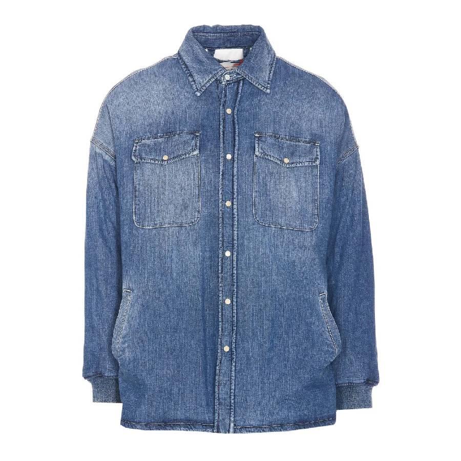 Alexander Mcqueen Long Sleeve Denim Shirt by ALEXANDER MCQUEEN