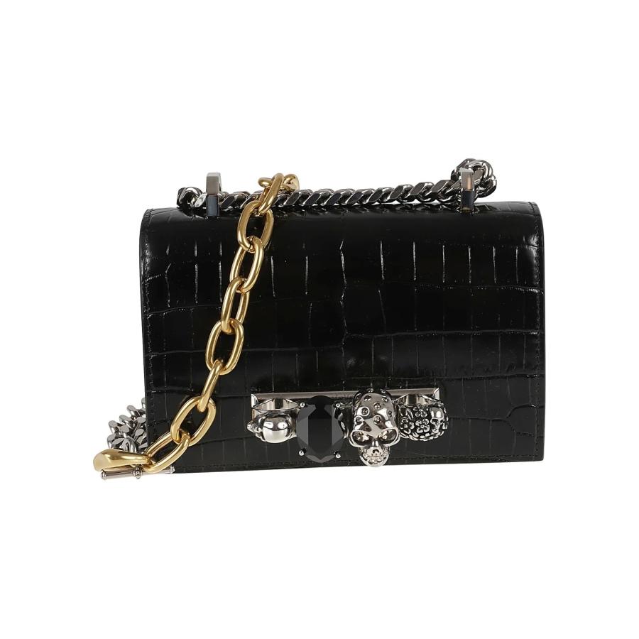 Alexander Mcqueen Mini Jeweled Chain Linked Shoulder Bag by ALEXANDER MCQUEEN