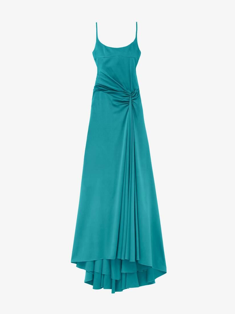 Asymmetric Drape Evening Dress by ALEXANDER MCQUEEN