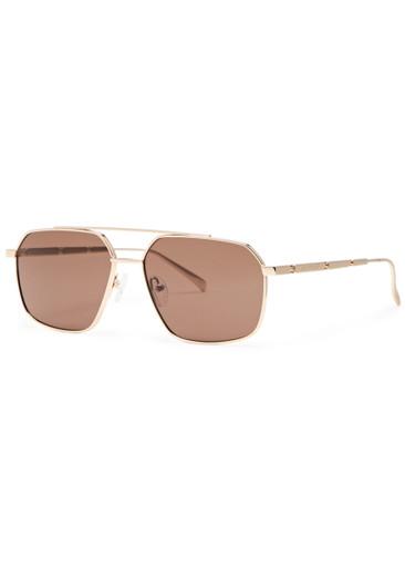 Aviator-style sunglasses by ALEXANDER MCQUEEN