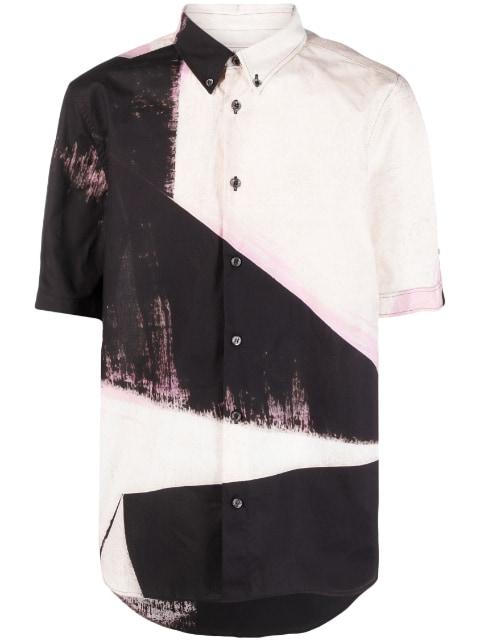 Brushstroke cotton shirt by ALEXANDER MCQUEEN