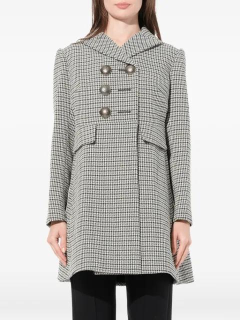 Capotto houndstooth double-breasted coat by ALEXANDER MCQUEEN