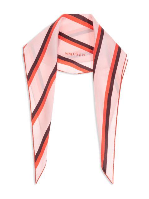 College Stripe scarf by ALEXANDER MCQUEEN