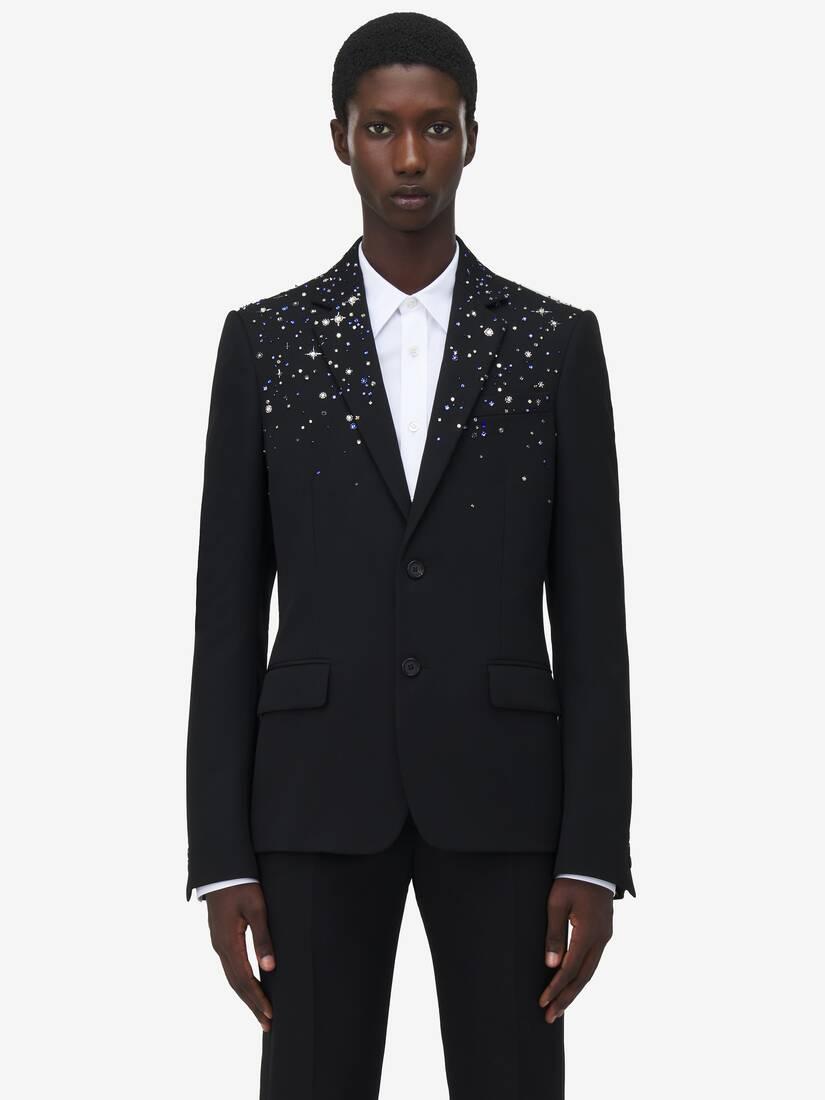 Constellation Embroidered Single-breasted Jacket by ALEXANDER MCQUEEN