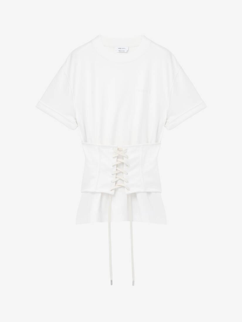 Corset T-shirt by ALEXANDER MCQUEEN
