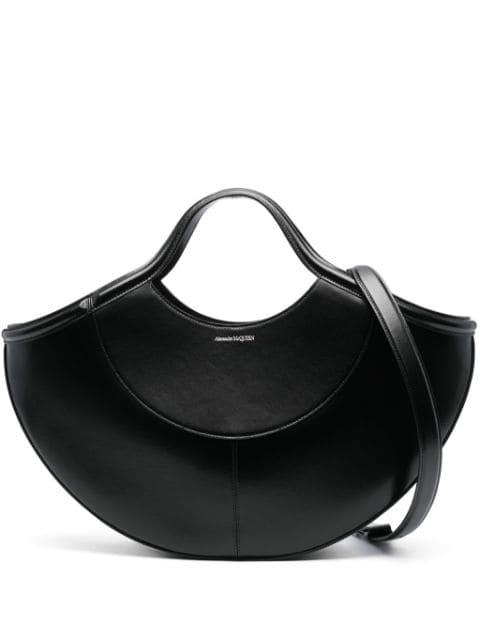 Cove leather tote bag by ALEXANDER MCQUEEN