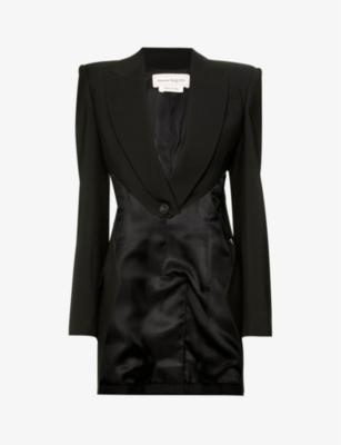 Cut-out tailcoat wool blazer by ALEXANDER MCQUEEN