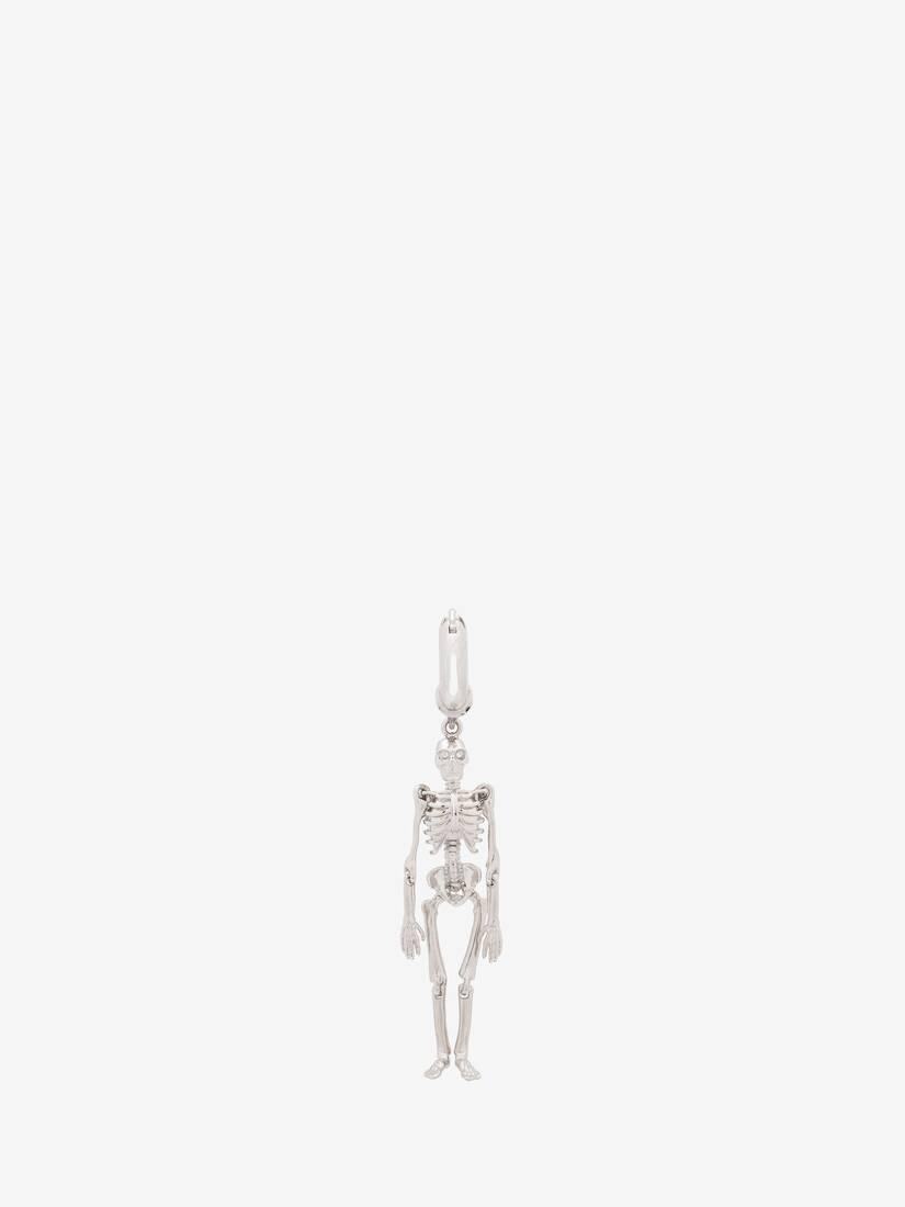 Dancing Skeleton Earring by ALEXANDER MCQUEEN